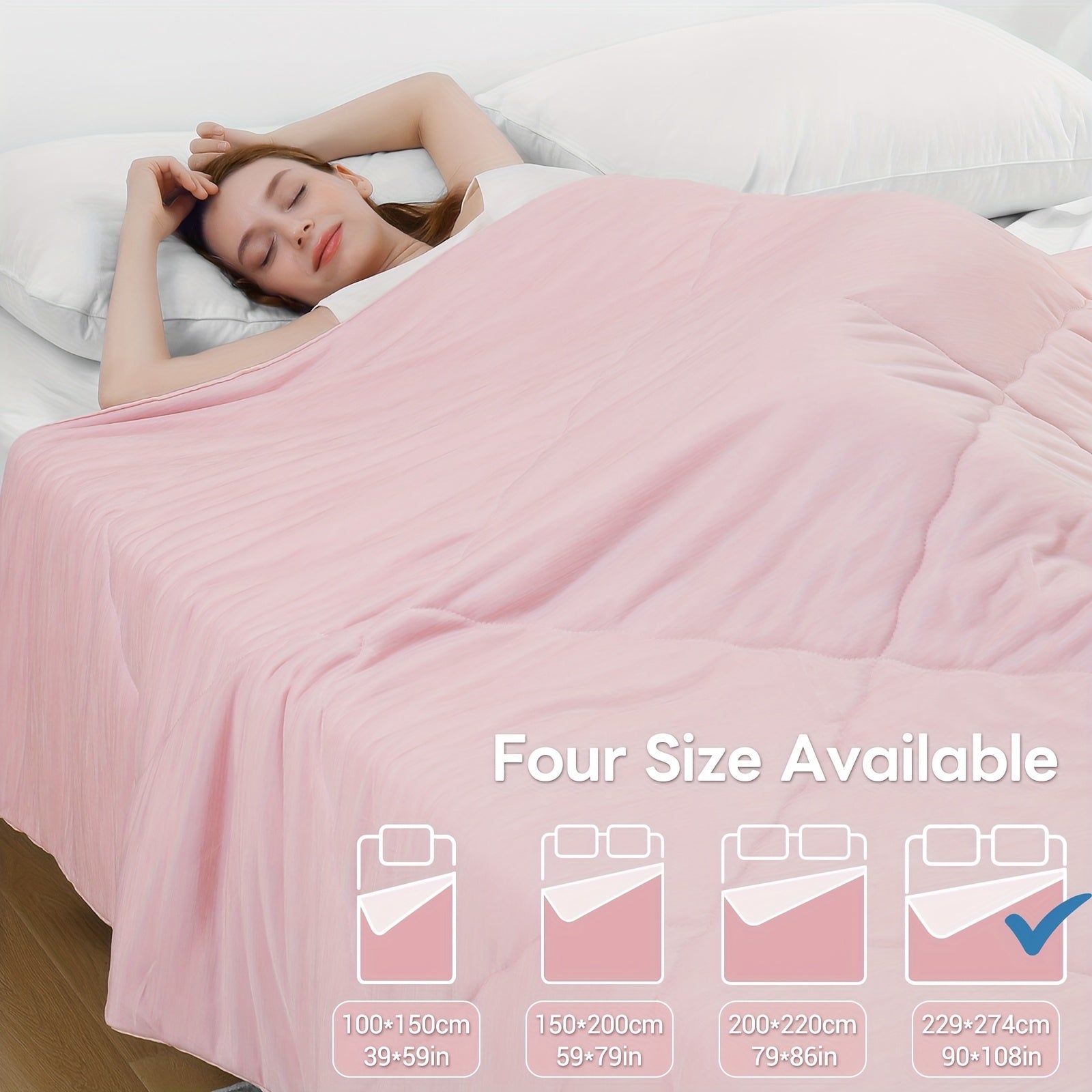 1 pz Elegear Coperta Rinfrescante Taglia, Trapunta Rinfrescante con Q-Max > 0.45 Fibra Rinfrescante Arc-Chill, Coperta Estiva Fresca per Dormire per Chi Sudore Notte e Chi Soffre del Caldo (100*150, 150*200, 200*220, 274*229)
