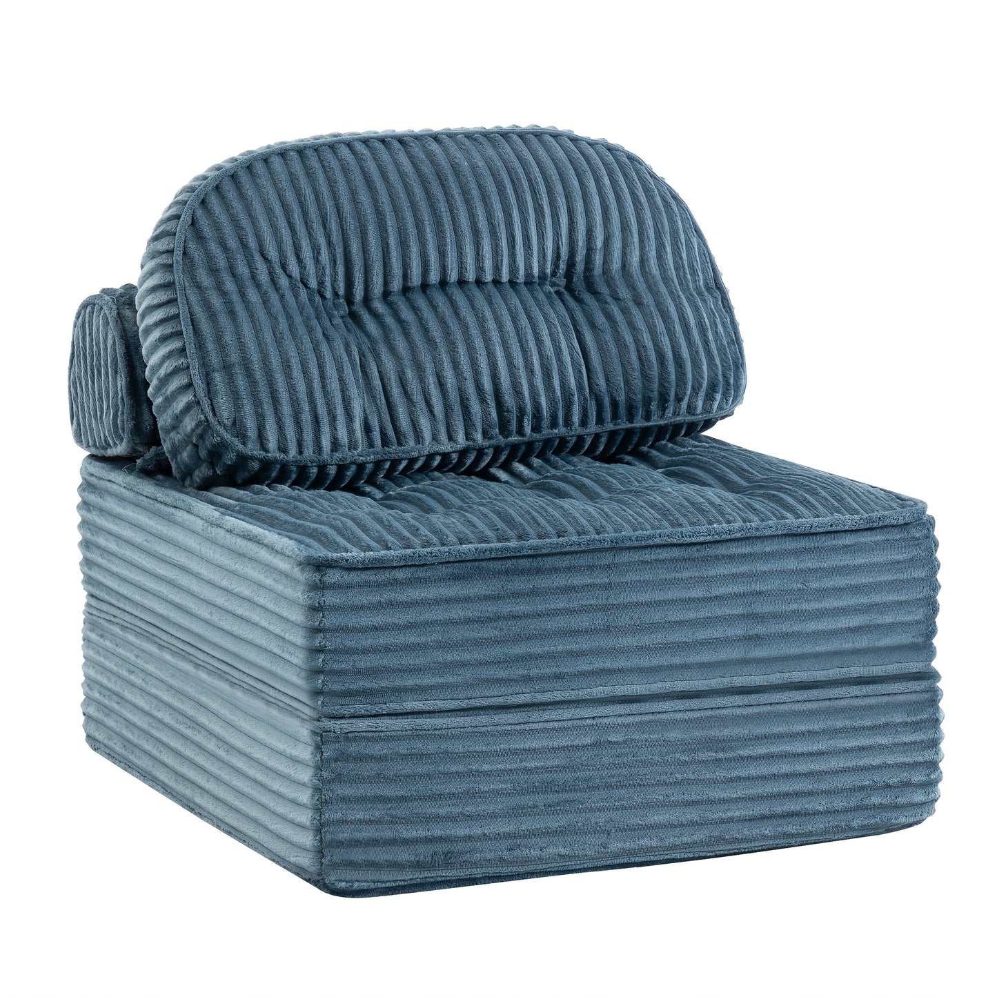Divano Letto Pieghevole Pop Up, Disponibile in Configurazioni Singola o Doppia. Divano Letto Multifunzionale in Velluto a Coste, Ideale per Appartamenti Compatti, Balconi e Dormitori Studenteschi. Non Richiede Montaggio