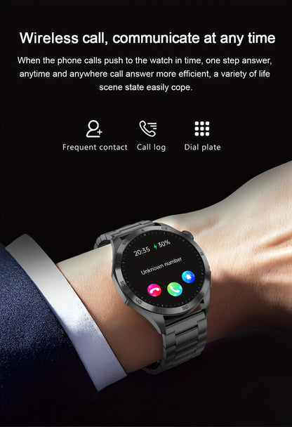 Smartwatch 2026: Batteria a lunga durata da 380mAh, Display AMOLED da 3.63cm, Chiamate BT5.2, Menstruo & Previsioni Meteo, Modalità Multi-Sport, Ricarica Magnetica, Assistente Vocale/SOS, Per Telefoni Android & IOS, Regalo Per Lui & Lei