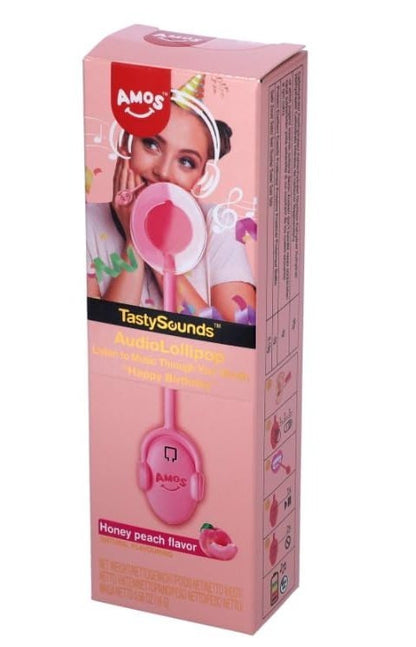 Amos Audio Lollipops | Musica Gustosa Mangiabile in Diverse Fragranze | Sorpresa Dolce con un'Esperienza Unica