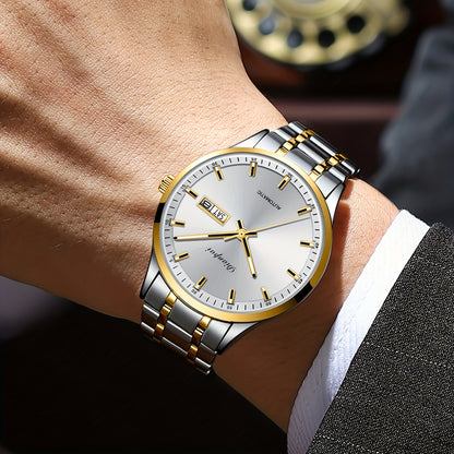 Dianpai Orologio meccanico automatico da donna, sofisticato ed elegante, con un design sportivo casual e alla moda, perfetto come regalo di compleanno