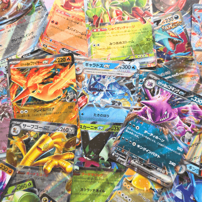10 Carte Pokémon EX – Set di 10 Carte EX Ufficiali in Lingua Giapponese - Doppia Rarità RR