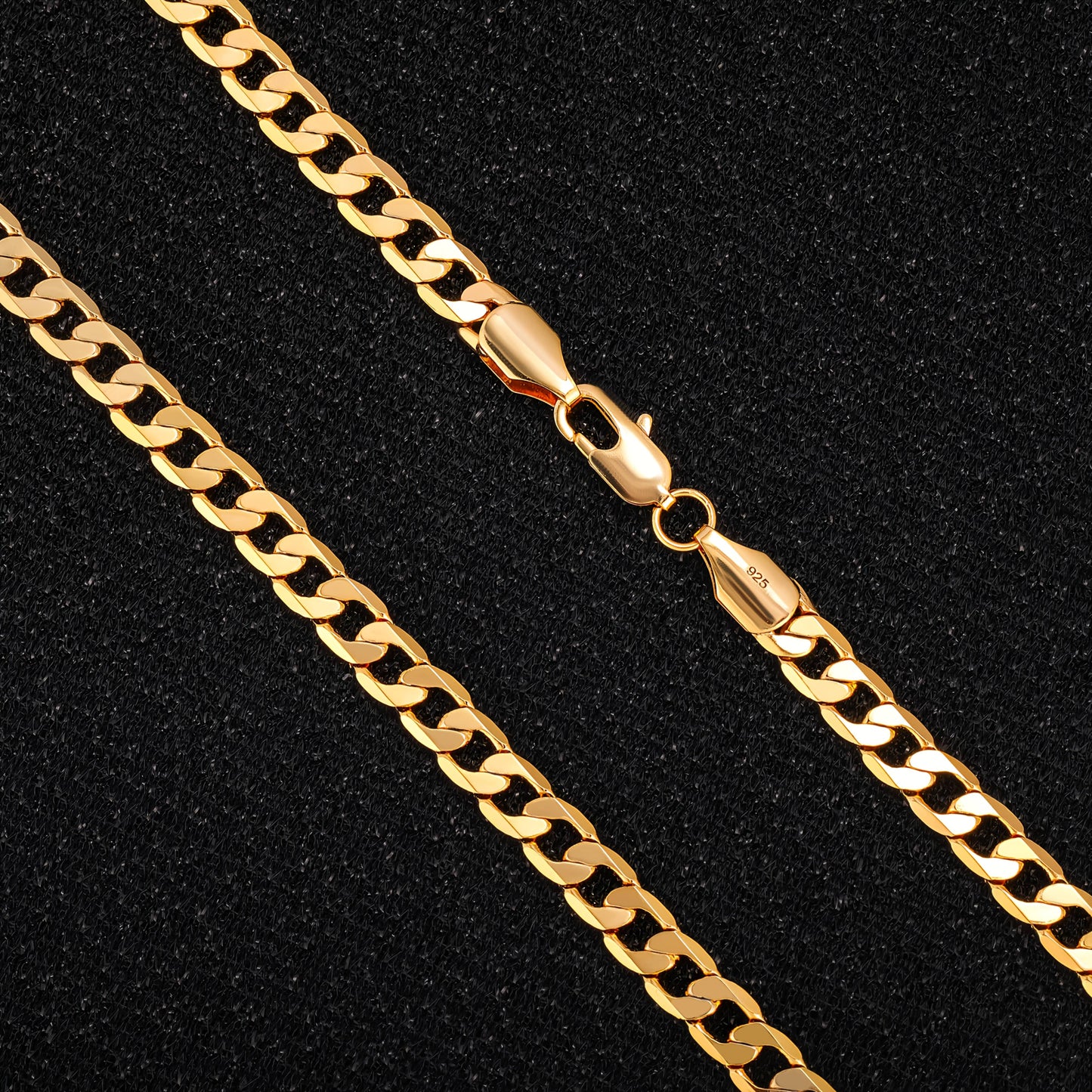 Collana da uomo in argento 925 con catena cubana da 5 mm, stile hip hop per feste, accessori di gioielleria, regali per uomo, San, anniversario, compleanno, regalo per la festa del papà, confezione regalo