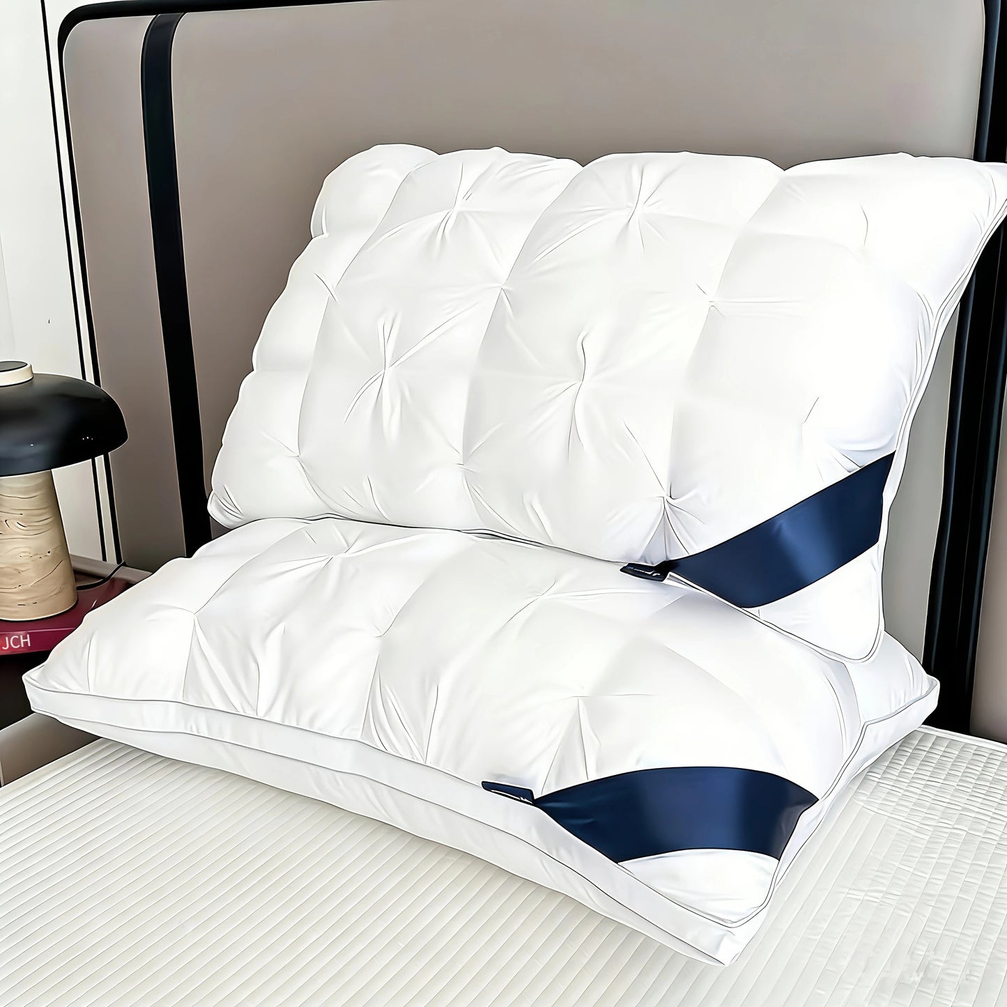 Cuscino di lusso 4/2/1 di qualità alberghiera a cinque stelle, cuscino di supporto per la colonna cervicale per un sonno profondo, cuscino per biancheria da letto per la casa sana, adatto per camper, soggiorni, camere da letto, decorazione domestica squis