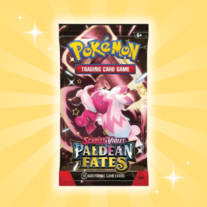 Pokémon TCG – Mazzo Booster Paldean Fates (Inglese) | 1X Mazzo Booster con 10 Carte da Collezione