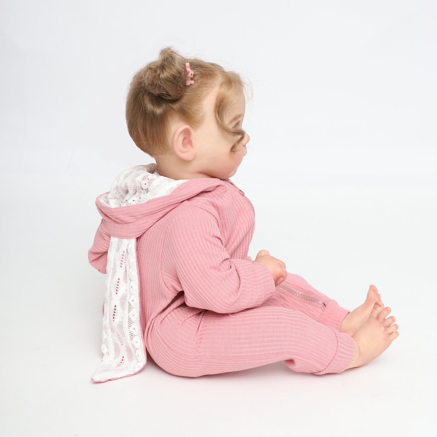 Bambola Reborn Morbida 22 pollici/55 cm, Principessa Bionda Elegante, Bambola Dipinta a Mano, Il Regalo Perfetto per Bambini!