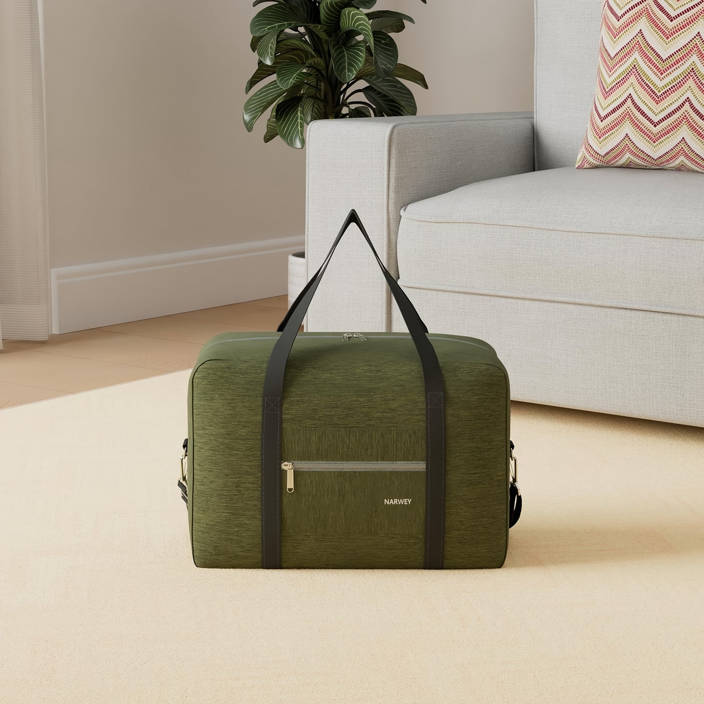 Borsa da Viaggio Sotto-Sedile per Uomini e Donne - Leggera e Compatibile con Aerei/Gate, con Tracolla Regolabile, Cuciture Rinforzate e Multi-Scomparto - Capiente e Resistente, Ideale per Viaggi, Weekend e Idea Regalo 2025
