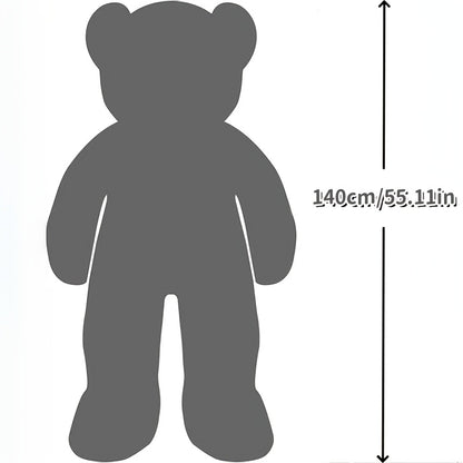 Orsacchiotto Gigante XXL Sovradimensionato Marrone, Grande Peluche Morbido Animale, Ottima Idea Regalo per Amici, Ideale per Natale, Halloween e Capodanno