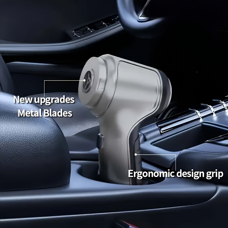 Aspirapolvere per Auto Senza Fili Portatile e Potente - Forte Aspirazione, Ricarica USB, Leggero e Portatile, 7 Accessori Combinati per Uso Multiscena, Adatto per Cucina, Interni Auto, Camera da Letto, Pulizia Ufficio e Rimozione Efficiente della Polvere