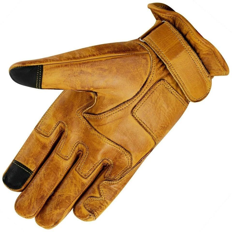 Guanti Moto in pelle uomo ASPIDEX WAX Vintage