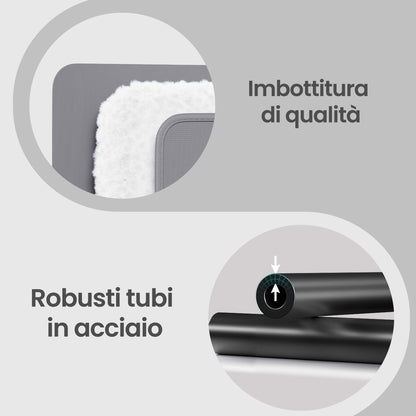 Lettino da Spiaggia, Sedia a Sdraio, Lettino Prendisole, Cuscino, Schienale Inclinabile, Portatile con Manico, per Campeggio Giardino Piscina, 158 x 55 cm, Grigio Ardesia/Azzurro Cielo/Blu Turchino/Grigio