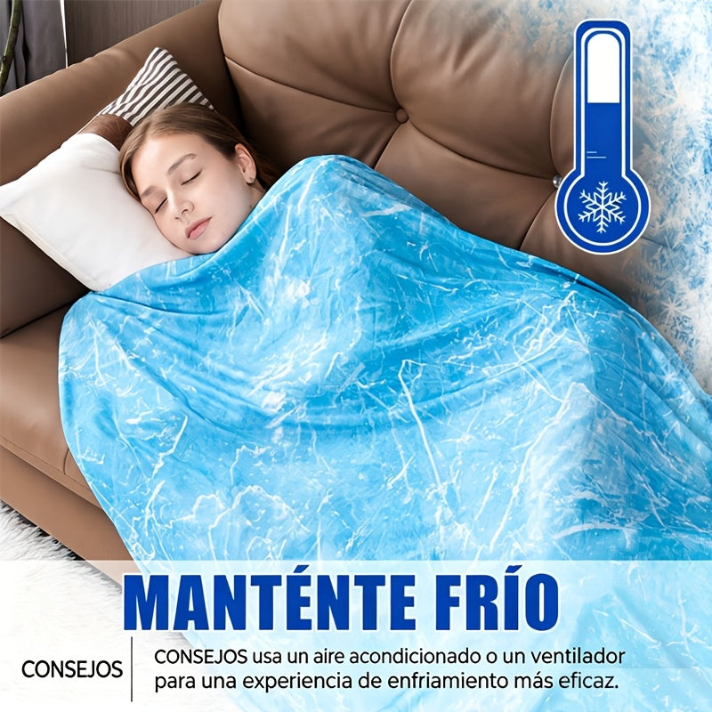 Coperte Rinfrescanti per Chi Suda - Coperta Estiva Sottile Leggera Traspirante Morbida a Doppia Faccia Coperta Potenziata per Letto Divano Sofà, Mantiene Fresco per il Sudore Notturno