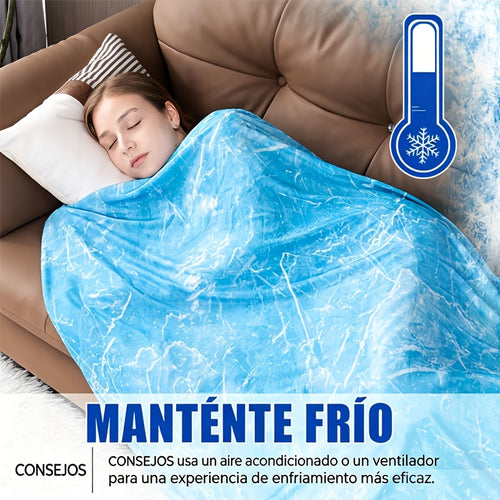 Coperte Rinfrescanti per Chi Suda - Coperta Estiva Sottile Leggera Traspirante Morbida a Doppia Faccia Coperta Potenziata per Letto Divano Sofà, Mantiene Fresco per il Sudore Notturno