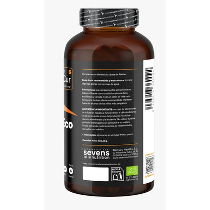 Confezione da 2x Curcuma ECO con Zenzero e Pepe Nero – 1410 mg per Dose – 730 Capsule Vegane – Formato XL Risparmio – Sevens Nutrition
