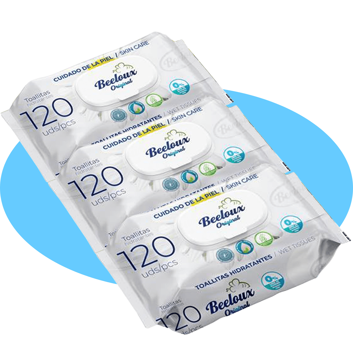 Salviette Umide in Fibra Ultra-Morbida per Cura Profonda e Idratazione, Ideali per Pelli Sensibili, Profumo Fresco, Confezioni da 3/6/9/12 Unità, 360/720/1080/1440 Salviette - Bestline