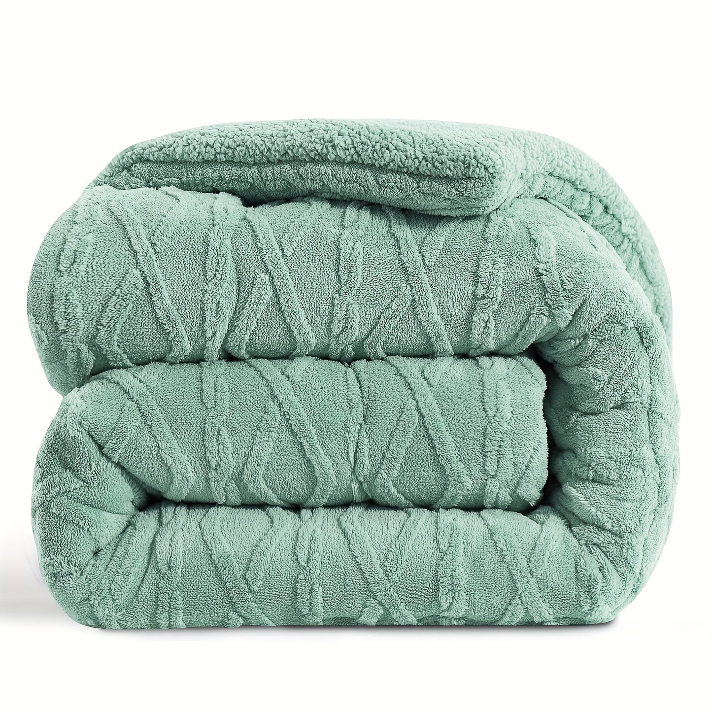 1 pz. Trapunta in Pile di Pelliccia Lussuosa - Biancheria da Letto Spessa, Calda e Ipoallergenica, Design Trapuntato Morbido per un Comfort Accogliente Tutto l'Anno, Trapunta Senza Copripiumino, Elementi Essenziali per la Camera da Letto, Comfort Domestic