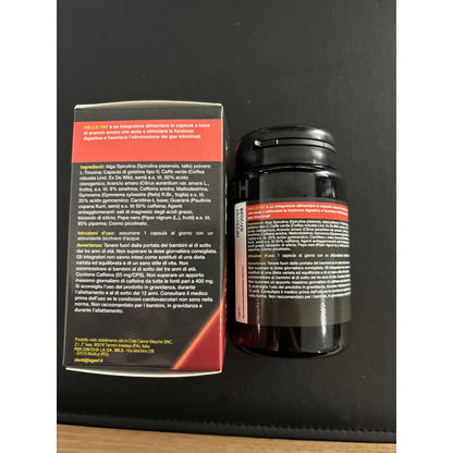 HelloFat – Integratore con Cromo, Gymnema e Spirulina | 60 Capsule | Supporto per il metabolismo dei carboidrati e i livelli di glucosio | Qualità Italiana