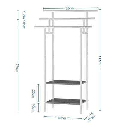 1pz mensola da bagno, portasciugamani verticale nero con 3 portasciugamani, barra per asciugamani con 2 ripiani, utilizzato per asciugamani e abbigliamento asciugamani, realizzato in materiale metallico e legno