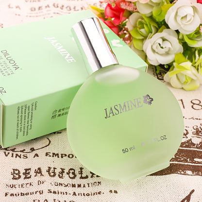 Profumo da Donna, Profumo al Gelsomino, Fragranza Floreale, Concentrazione 6%, Economico, Adatto per Riunioni Quotidiane e Altre Occasioni, Utilizzabile Anche come Regalo per le Feste, 50ml