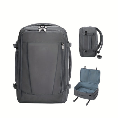 Zaino da Viaggio Approvato per Voli da 25L con 13 Scomparti Tutto in Uno, Apertura a 180° e Manicotto per Bagaglio - Ideale per Uomini e Donne, Regalo di Natale