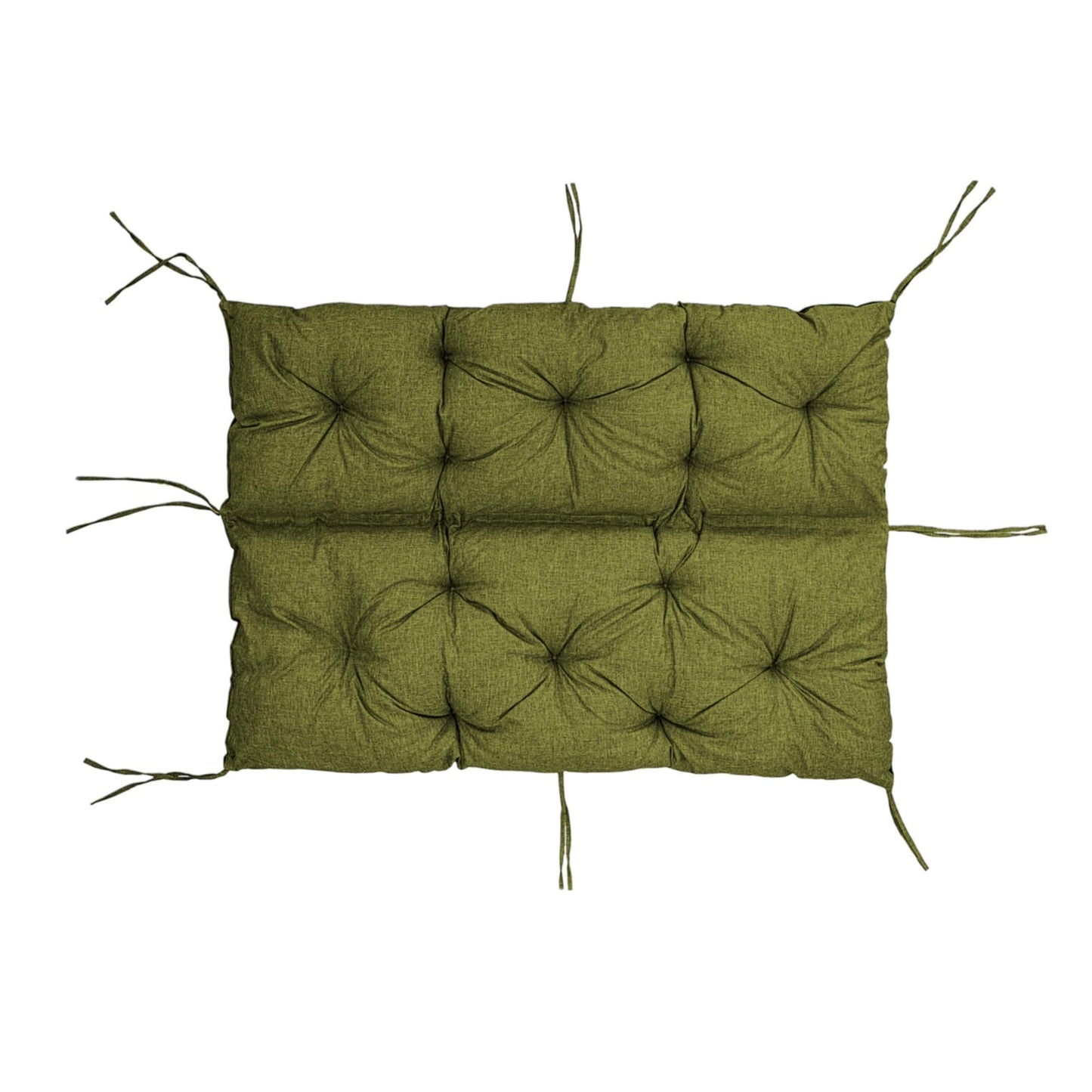 Cuscino per schienale di panca da giardino, per 1/2/3 persone, rivestimento imbottito con cinghie, per interni/esterni, cuscino per panca V2