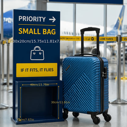 Ryanair, Aerea Low-Cost, Regolamenti UE 40X30X20Cm Mini Valigetta Fresca e Semplice, con Ruote Rimovibili, Barra Telescopica, Ruote Girevoli a 360 Gradi Spring Airlines, Serratura a Combinazione, Valigetta da Imbarco, Essenziale per Viaggiare