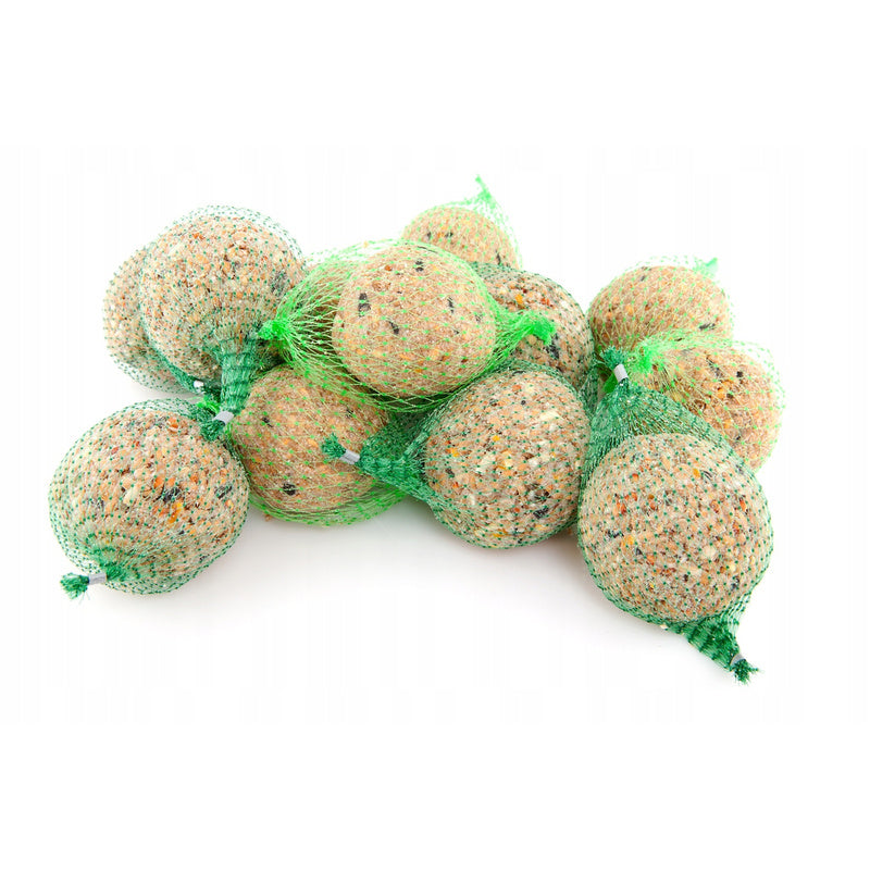 Palla di Grasso per Uccelli Selvatici, Cibo Invernale per Uccelli, Miscela di Semi e Cereali, 1 Pezzo, 90g