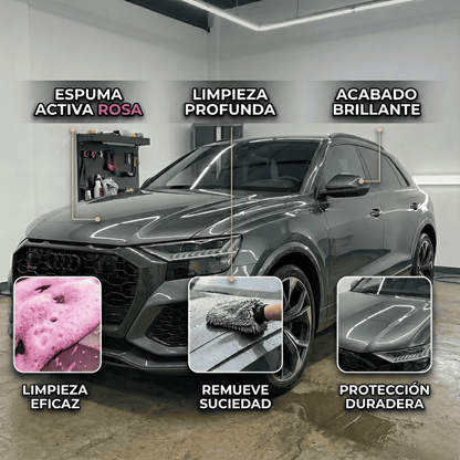 Refresh Cars Pink Foam 500ml - Shampoo Attivo Schiuma Rosa per Prelavaggio e Lavaggio Manuale Auto - Pulizia Profonda