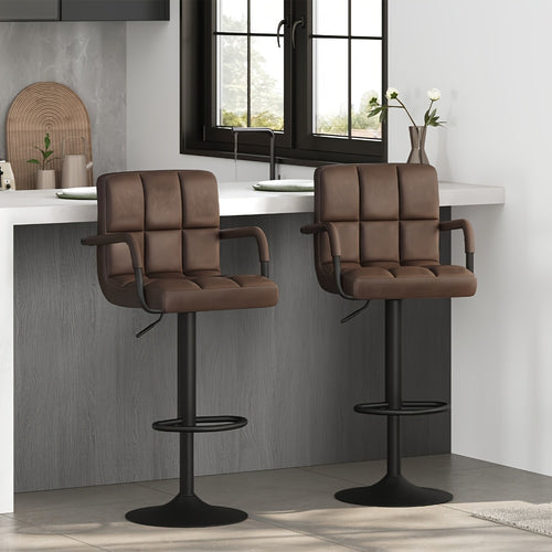 Sgabelli da bar, sgabello da bar girevole a 360° con altezza regolabile, sedia da reception, sgabelli da bancone moderni con schienale e poggiapiedi, sgabelli da bar ad altezza bancone, adatti per ufficio, bar, cucina, sala da pranzo, per regalo, regalo p