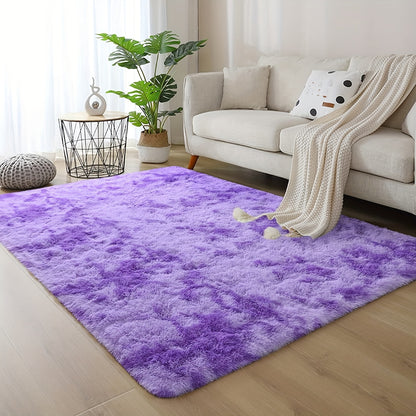 1 Tappeto Morbido in Peluche, Tappeto Antiscivolo in Peluche, Tappeto Morbido da Comodino, Tappeto Tie Dye per Soggiorno, Decorazione per la Casa, Tappeto per Animali Domestici, Tappeto per Camera da Letto e Soggiorno, Decorazione per la Stanza, Adatto pe