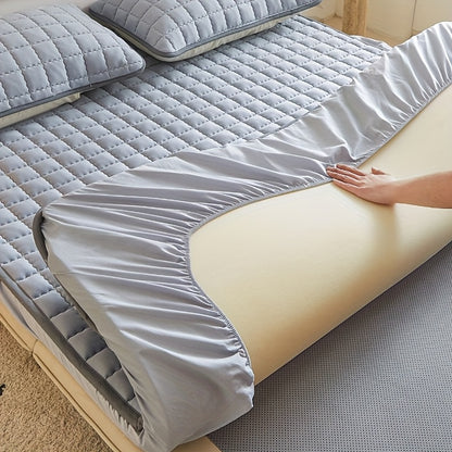 1pz Coprimaterasso Impermeabile, Lavabile in Lavatrice, Disponibile in Diverse Misure, Ultra Morbido e Confortevole Coprimaterasso Spesso, Adatto per Camera da Letto, Camera degli Ospiti, Protezione per Materasso d'Hotel (esclusi Cuscino e Federa)