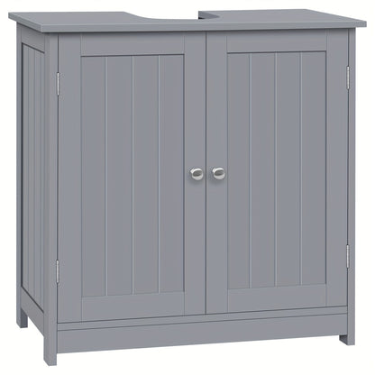 Unità portaoggetti medicina singola, mobile bagno con ripiani regolabili, ampia capacità di stoccaggio per bagni, dimensioni vanità 60 X 30 X 60 cm, disponibile in bianco e grigio