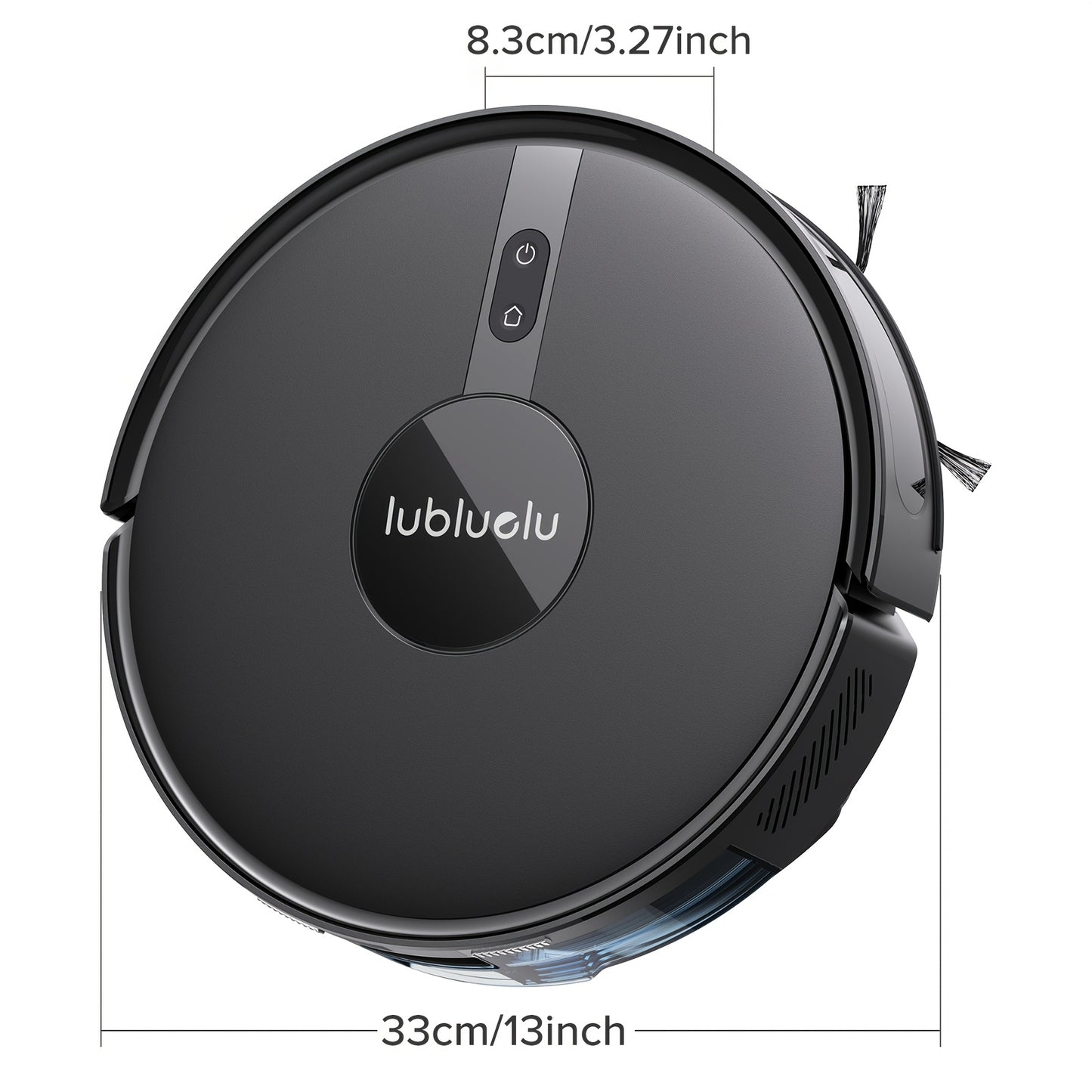 Lubluelu B40 Robot Aspirapolvere, Robot Aspirapolvere e Lavapavimenti 3 in 1, 6500Pa, Bassa Rumorosità 62Db, Corpo Ultra-Sottile 9.98 cm, Mappatura 5 Piani, Pulizia Diversificata, Robot Aspirapolvere per Peli di Animali Domestici, Tappeti, Pavimenti Duri,