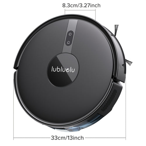 Lubluelu B40 Robot Aspirapolvere, Robot Aspirapolvere e Lavapavimenti 3 in 1, 6500Pa, Bassa Rumorosità 62Db, Corpo Ultra-Sottile 9.98 cm, Mappatura 5 Piani, Pulizia Diversificata, Robot Aspirapolvere per Peli di Animali Domestici, Tappeti, Pavimenti Duri,