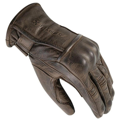 Guanti Moto in pelle uomo ASPIDEX WAX Vintage