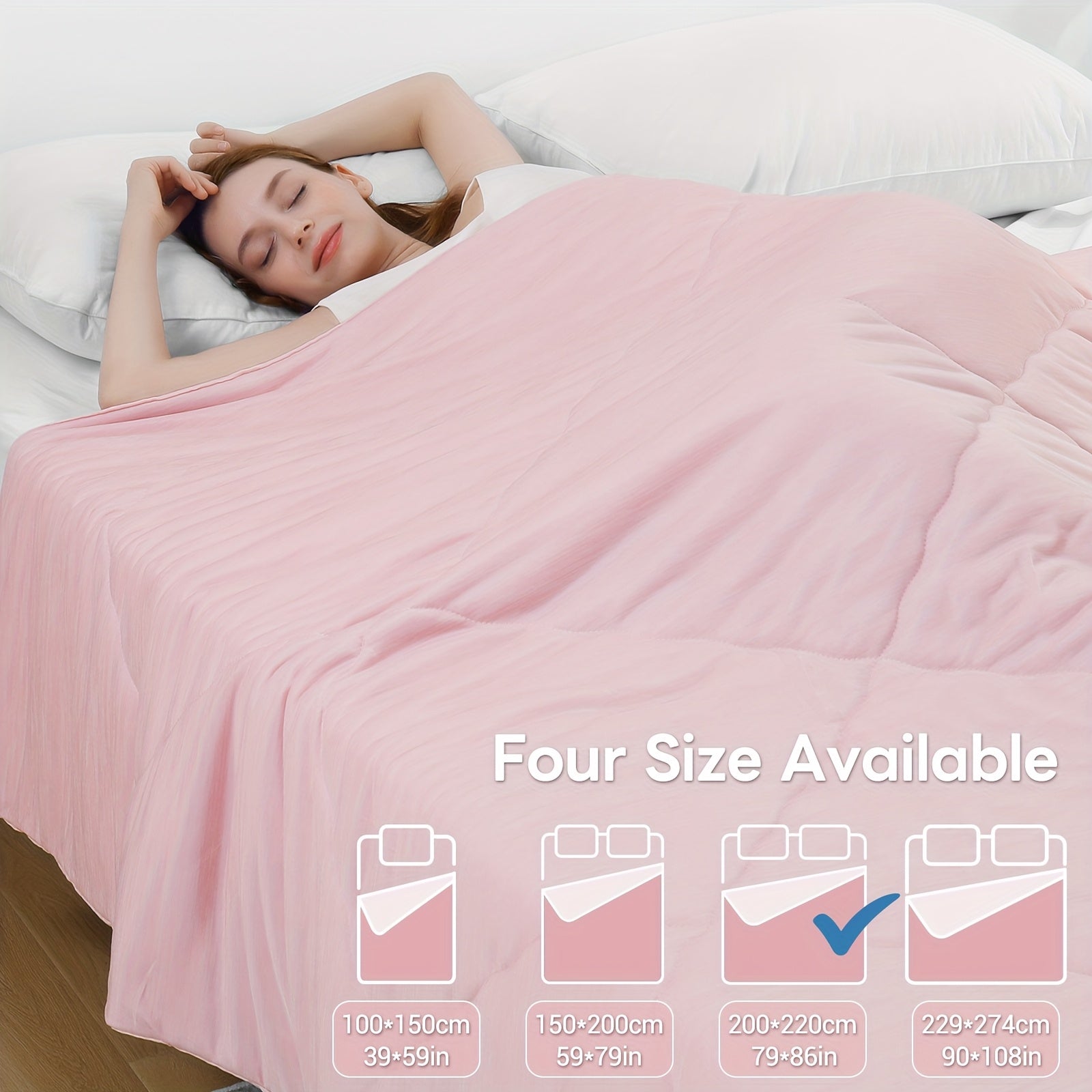 1 pz Elegear Coperta Rinfrescante Taglia, Trapunta Rinfrescante con Q-Max > 0.45 Fibra Rinfrescante Arc-Chill, Coperta Estiva Fresca per Dormire per Chi Sudore Notte e Chi Soffre del Caldo (100*150, 150*200, 200*220, 274*229)