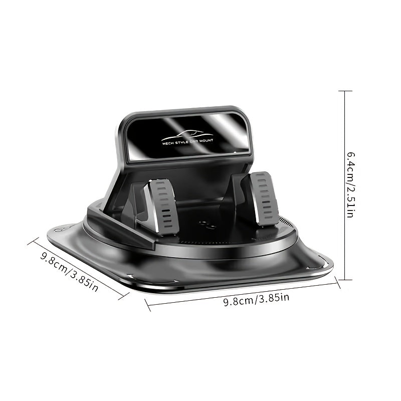 Supporto Telefono per Auto - Supporto Girevole da Cruscotto, Porta Cellulare per Auto, Supporto Telefono Rotante a 360°, Supporto a Ventosa Compatibile con Smartphone Apple e Samsung, Ideale per Veicoli