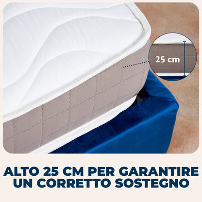 Materasso Matrimoniale Una Piazza e Mezza Singolo 80x190 90x190 90x200 120x190 120x200 140x190 140x200 150x190 150x200 160x190 160x200 180x190 180x200 200x200 Letto Foam King Size