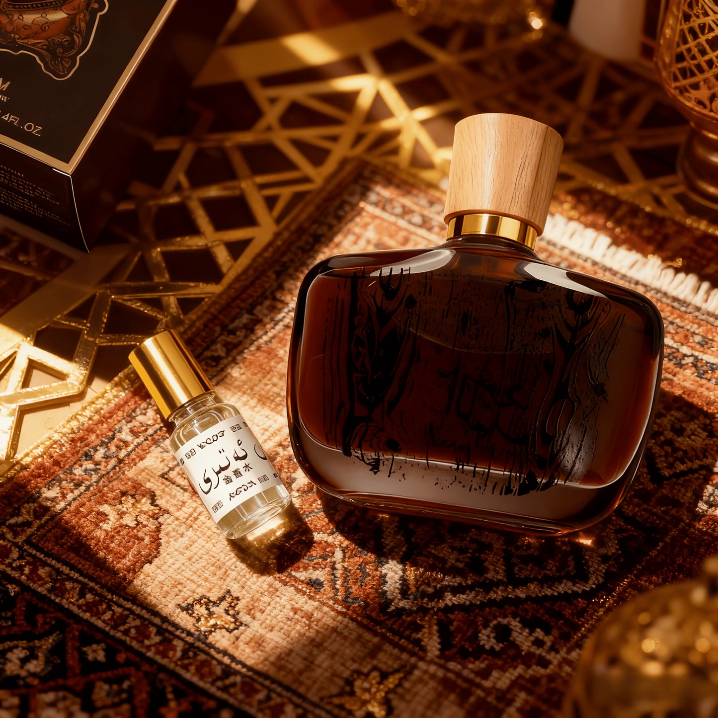 Due profumi classici da uomo, profumi arabi da uomo, set da 2 pezzi, confezionati singolarmente, fragranza legnosa, la prima scelta per regali di festa, adatti per fidanzati e amici