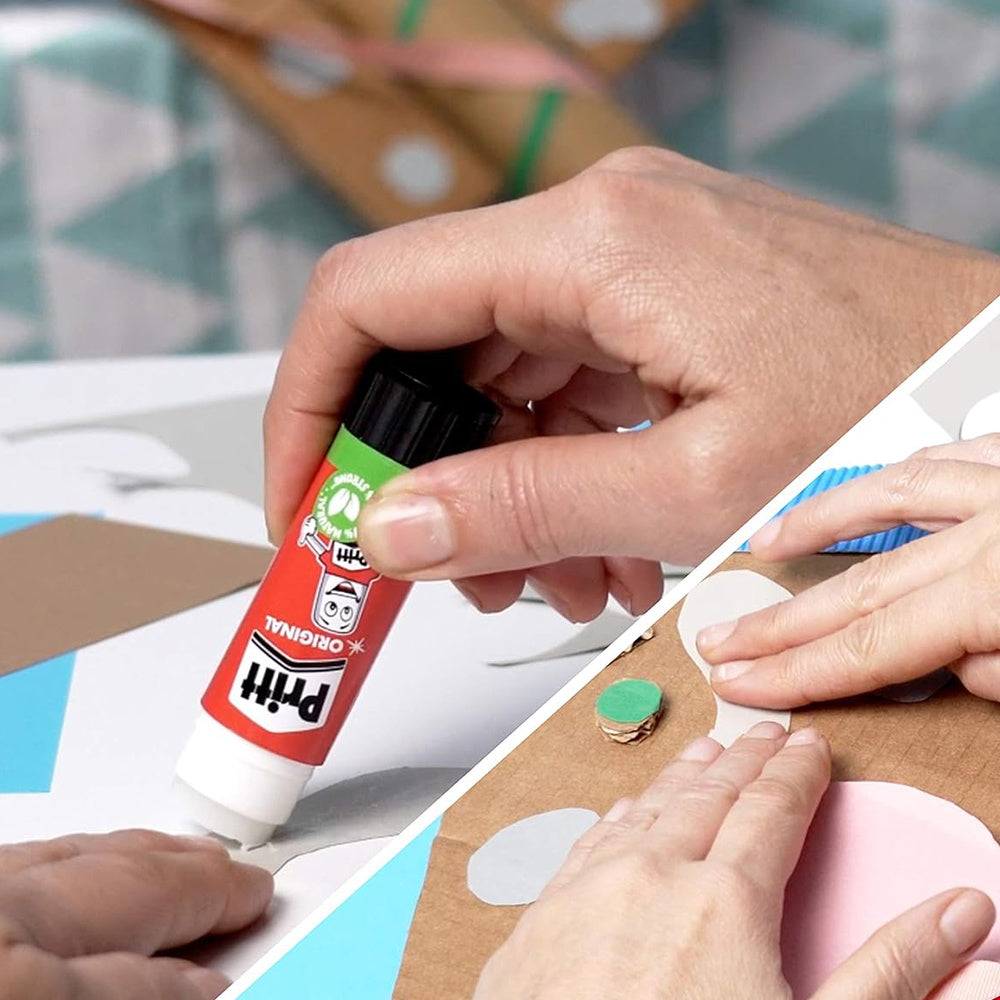 Pritt 25 Colla Stick Original 11g Sicura Naturale per Scuola Ufficio Fai da Te Lavabile Tessuti,Ufficio, Ritorno a scuola, Back To School, Back To Office