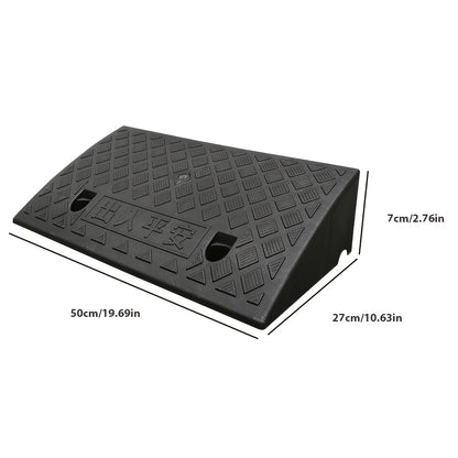Set da 2 rampe portatili antiscivolo - Realizzate con materiali durevoli, perfette per auto, moto e sedie a rotelle, facili da caricare e scaricare, cruciali per l'accessibilità. Le rampe accessibili sono il regalo perfetto per anziani e proprietari di an
