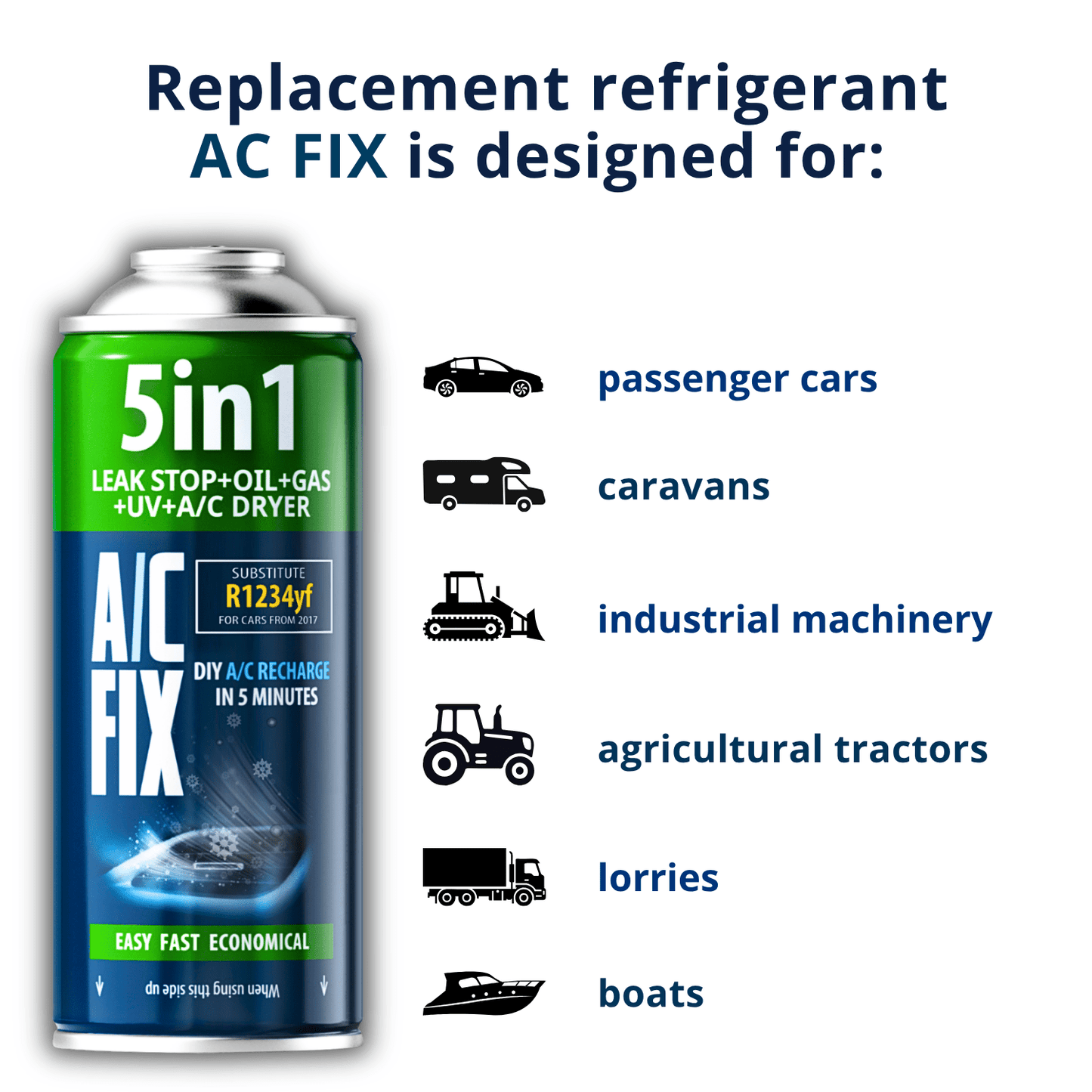 AC FIX Refrigerante R1234YF, 235 g per officina e fai da te – vista dettagliata 5