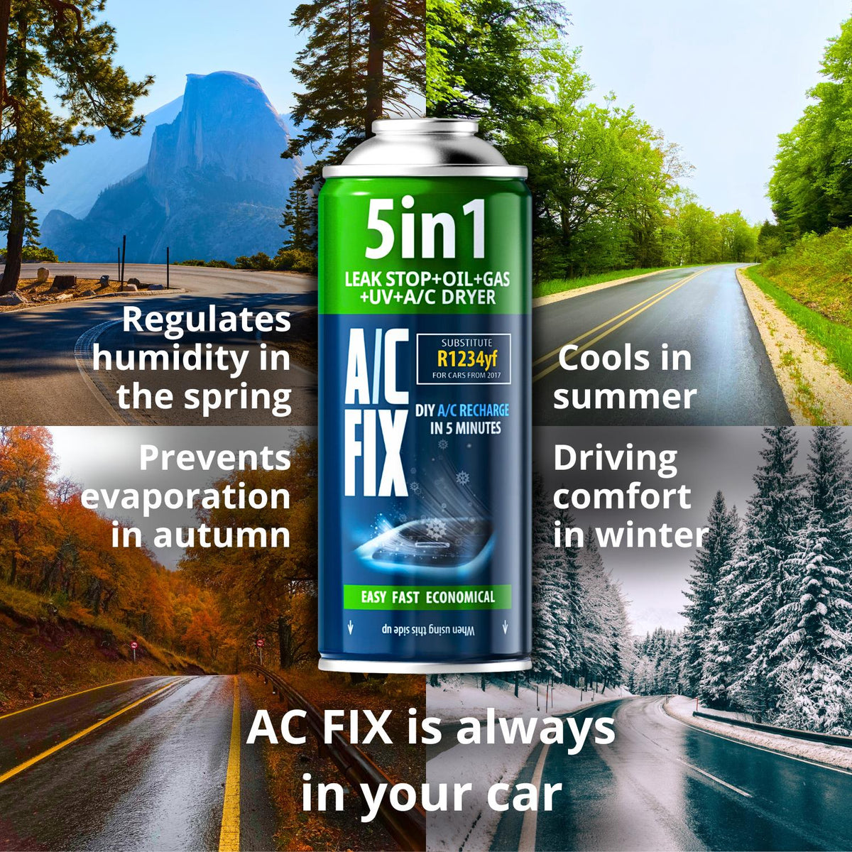 AC FIX Refrigerante R1234YF, 235 g per officina e fai da te – vista dettagliata 7