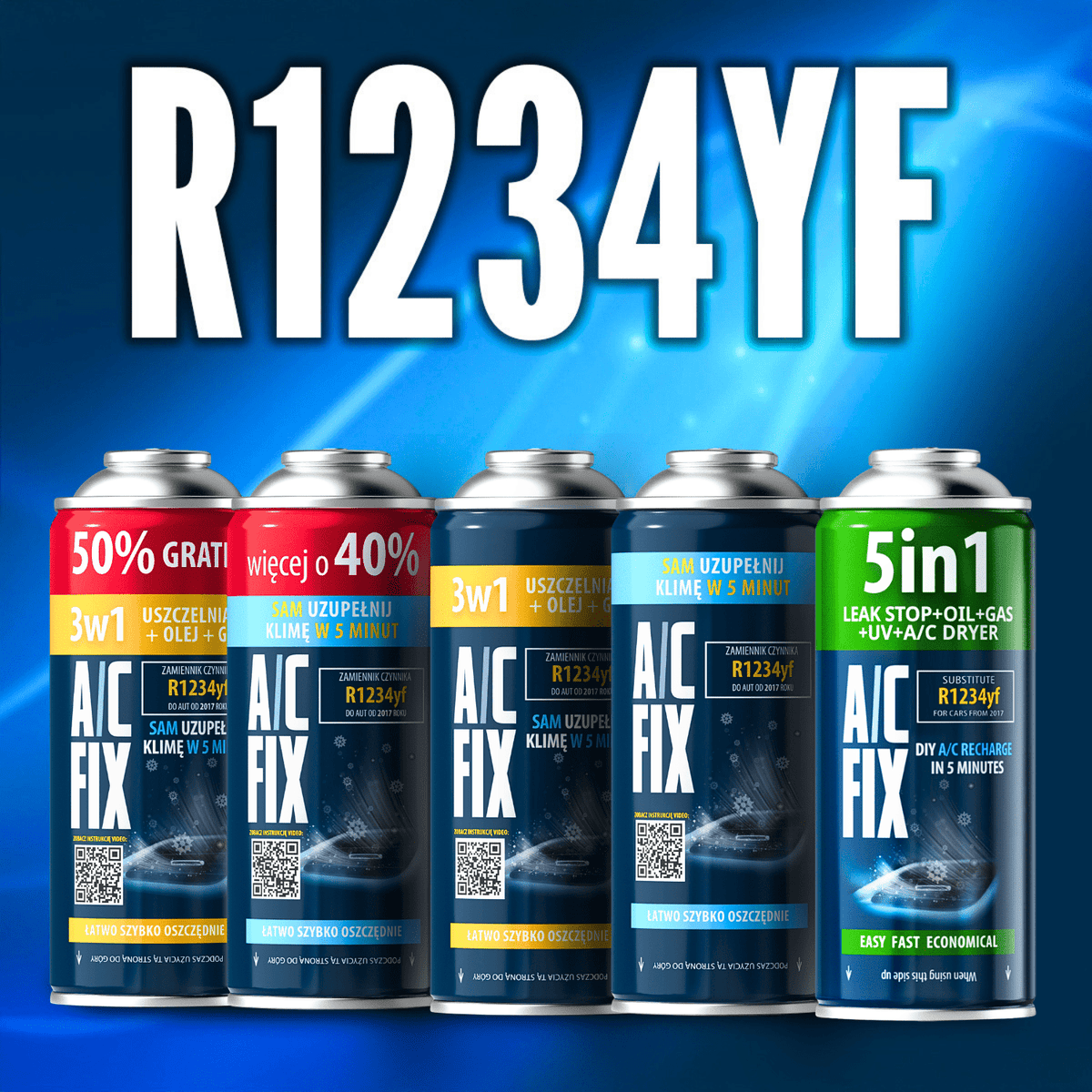 AC FIX Refrigerante R1234YF, 235 g per officina e fai da te – vista dettagliata 8