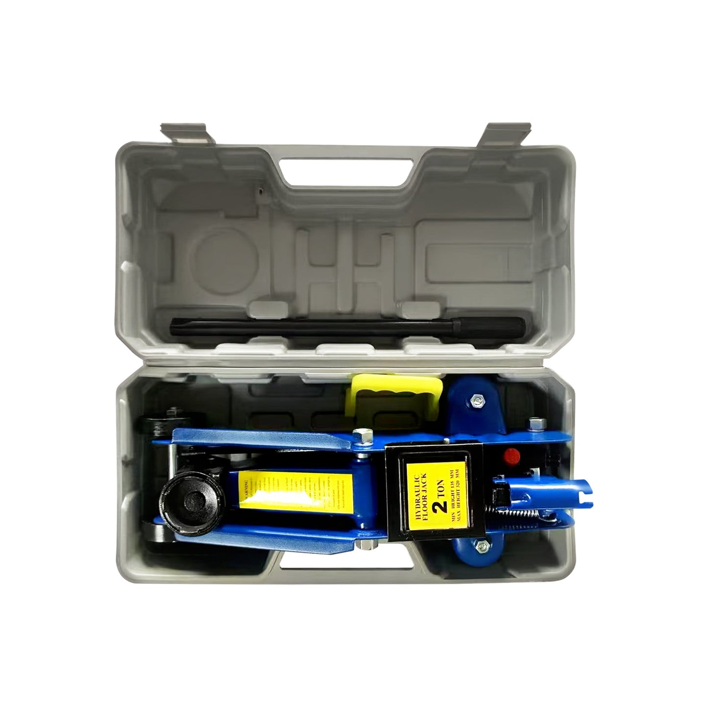 Cric a Ponte Pesante da 2 Tonnellate, Cric a Carrello a Basso Profilo per Auto, Furgone, Riparazione Pneumatici in Garage, Strumento di Emergenza per Cambio Gomme, Capacità di Carico 2 Tonnellate / 4000 Libbre, Altezza di Sollevamento da 5,3" a 12,6", con