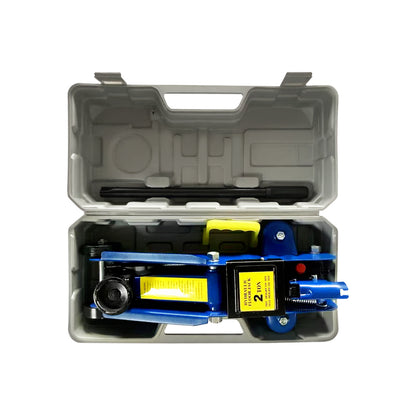 Cric a Ponte Pesante da 2 Tonnellate, Cric a Carrello a Basso Profilo per Auto, Furgone, Riparazione Pneumatici in Garage, Strumento di Emergenza per Cambio Gomme, Capacità di Carico 2 Tonnellate / 4000 Libbre, Altezza di Sollevamento da 5,3" a 12,6", con