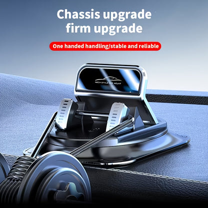 Supporto Telefono per Auto - Supporto Girevole da Cruscotto, Porta Cellulare per Auto, Supporto Telefono Rotante a 360°, Supporto a Ventosa Compatibile con Smartphone Apple e Samsung, Ideale per Veicoli