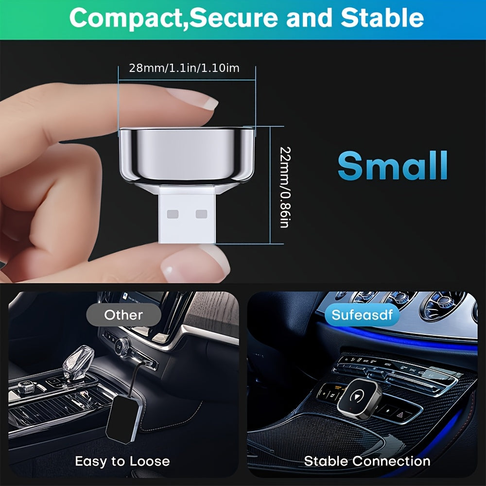 Adattatore portatile, wireless per veicolo e viaggio – vista dettagliata 2