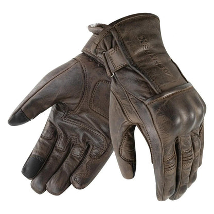 Guanti Moto in pelle uomo ASPIDEX WAX Vintage