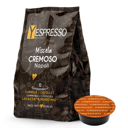 240 Capsule LAVAZZA A MODO MIO CREMOSO caffè compatibili, Cialde caffèLavazza a Modo Mio